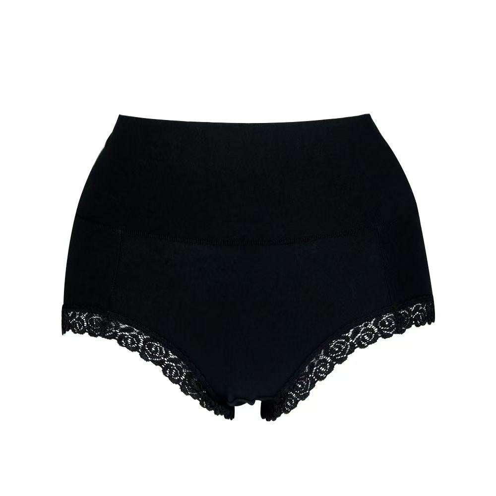 Culotte taille haute en dentelle